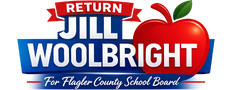 Jill Woolbright for Flagler County School Board Logo